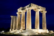 Ο ηλεκτροφωτισμός του ναού Απόλλωνος στην Αρχαία Κόρινθο « Ex korinthum lux »