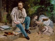 Γκιστάβ Κουρμπέ, ζωγράφος, μια από τις επιβλητικότερες μορφές της γαλλικής τέχνης του 19ου αιώνα