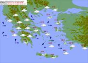 Γενική πρόγνωση καιρού Ελλάδος (2 ημερών) ΔΕΛΤΙΟ ΕΠΙΔΕΙΝΩΣΗΣ ΚΑΙΡΟΥ