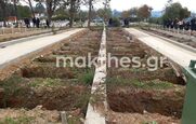 Ανατριχιαστική εικόνα από την “μακάβρια” διαχείριση της κυβέρνησης: Άνοιξαν μαζικά 249 νέους τάφους (φωτ.) στην Θέρμη για να ανταποκριθούν στην “ζήτηση”…
